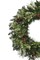 Perfect Holiday 24" Jasper Mixed Pine Wreath With Pine Cones And Red Berry Clusters